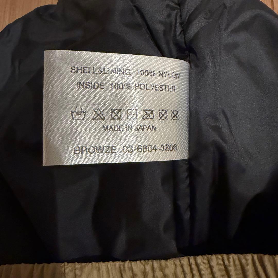 ennoy padded pants kelp Mサイズ　中綿シャカ