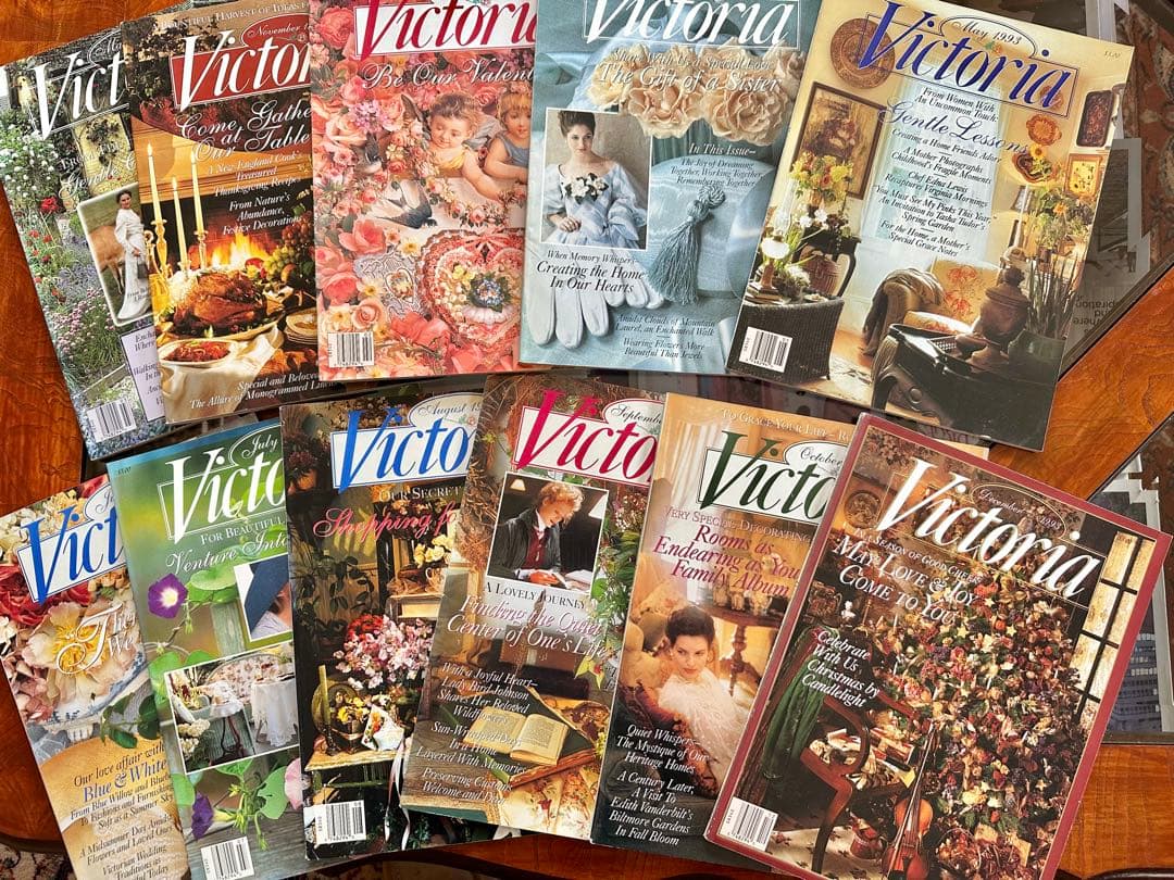 美品　洋雑誌　Victoria 1993,2-12 11冊