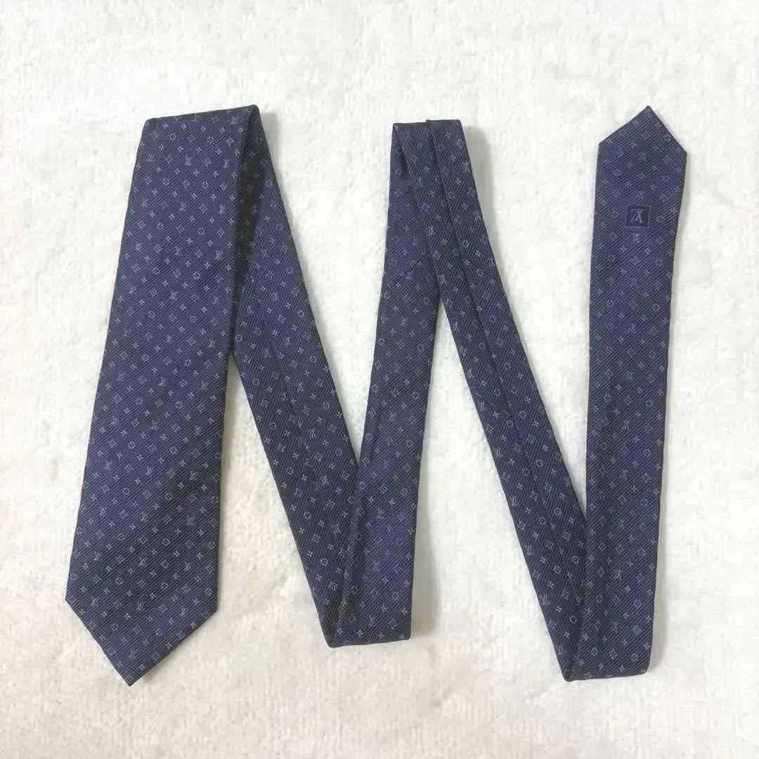 現行モデル✨LOUIS VUITTON ルイヴィトン　ネクタイ　モノグラム　美品