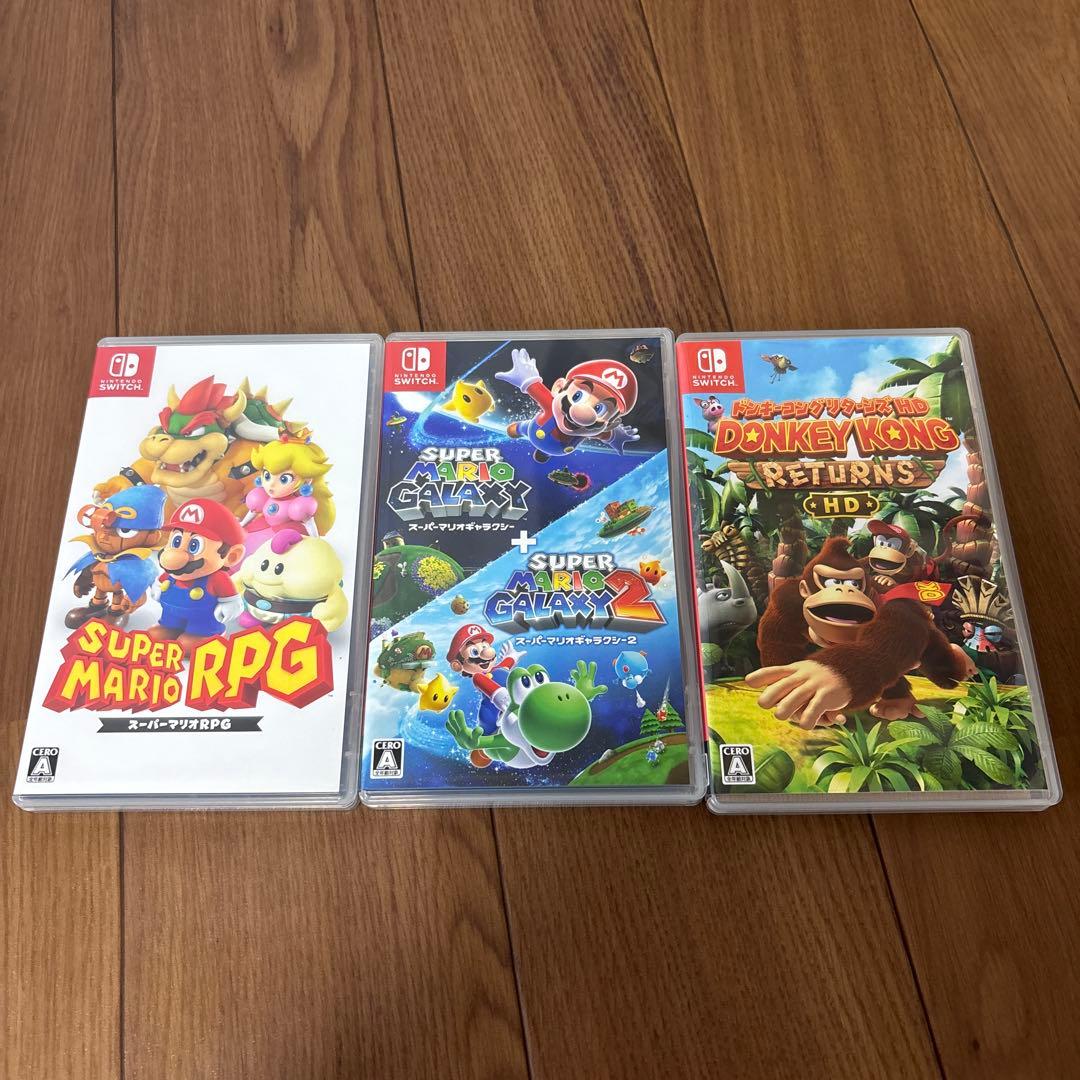 スーパーマリオRPG・ギャラクシー・ドンキーコングセット