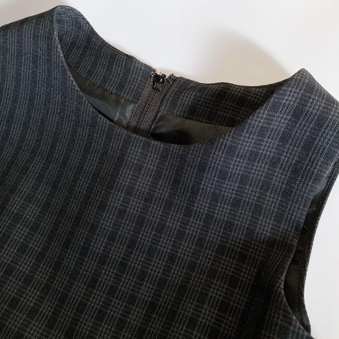 130size ホワイト×チェック セレモニー 入学 卒園 フォーマル 式典