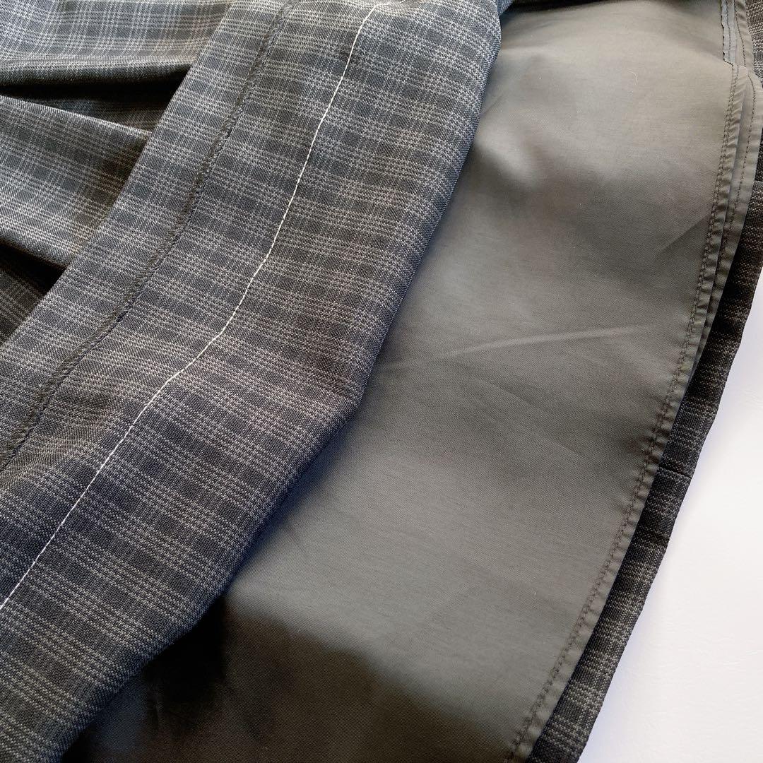 130size ホワイト×チェック セレモニー 入学 卒園 フォーマル 式典