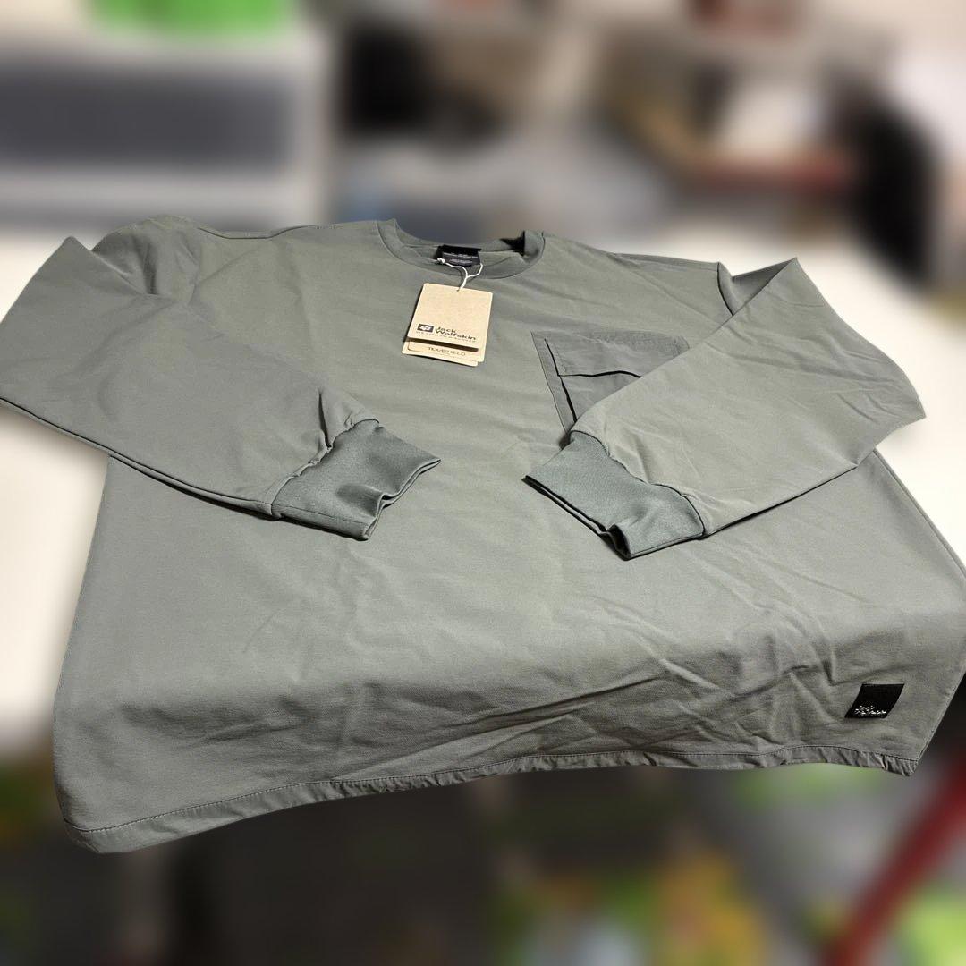 Jack Wolfskin グレー 長袖トレーナー