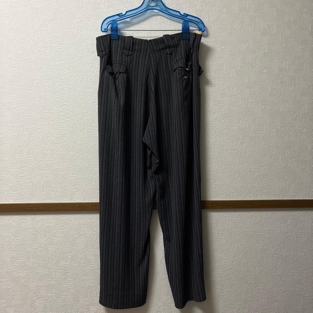 ユーロ 60's ストライプスラックス ヴィンテージ レーヨンギャバ