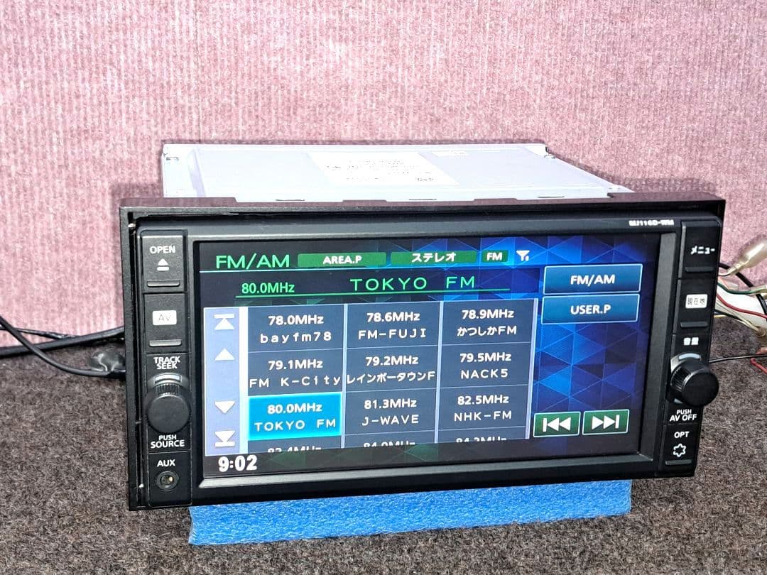 純正ドラレコ付属◆三菱純正 MJ116D-WM BT対応・地デジTV◆動作良好