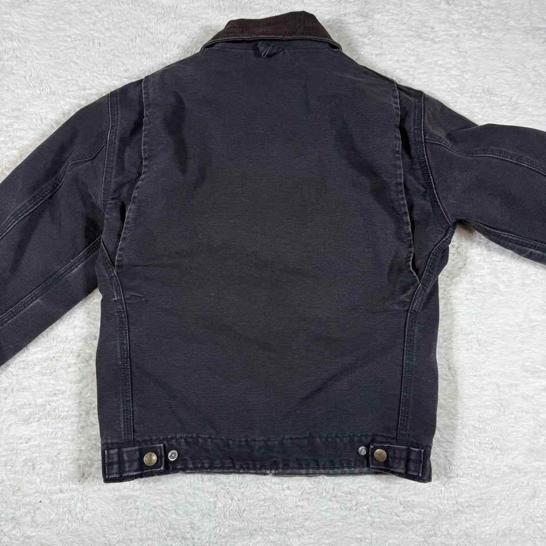 希少 kids carhartt デトロイトジャケット 黒