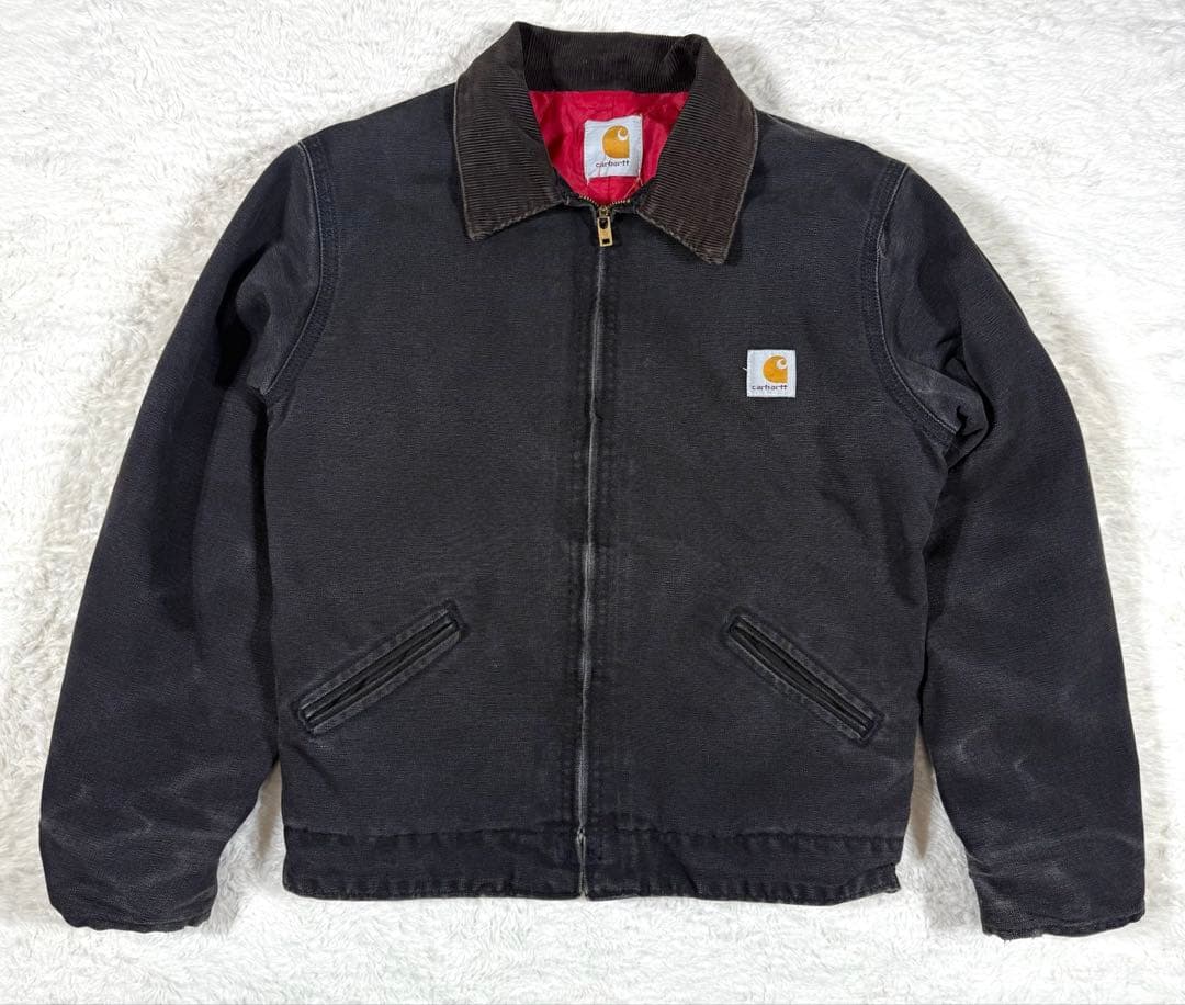 希少 kids carhartt デトロイトジャケット 黒