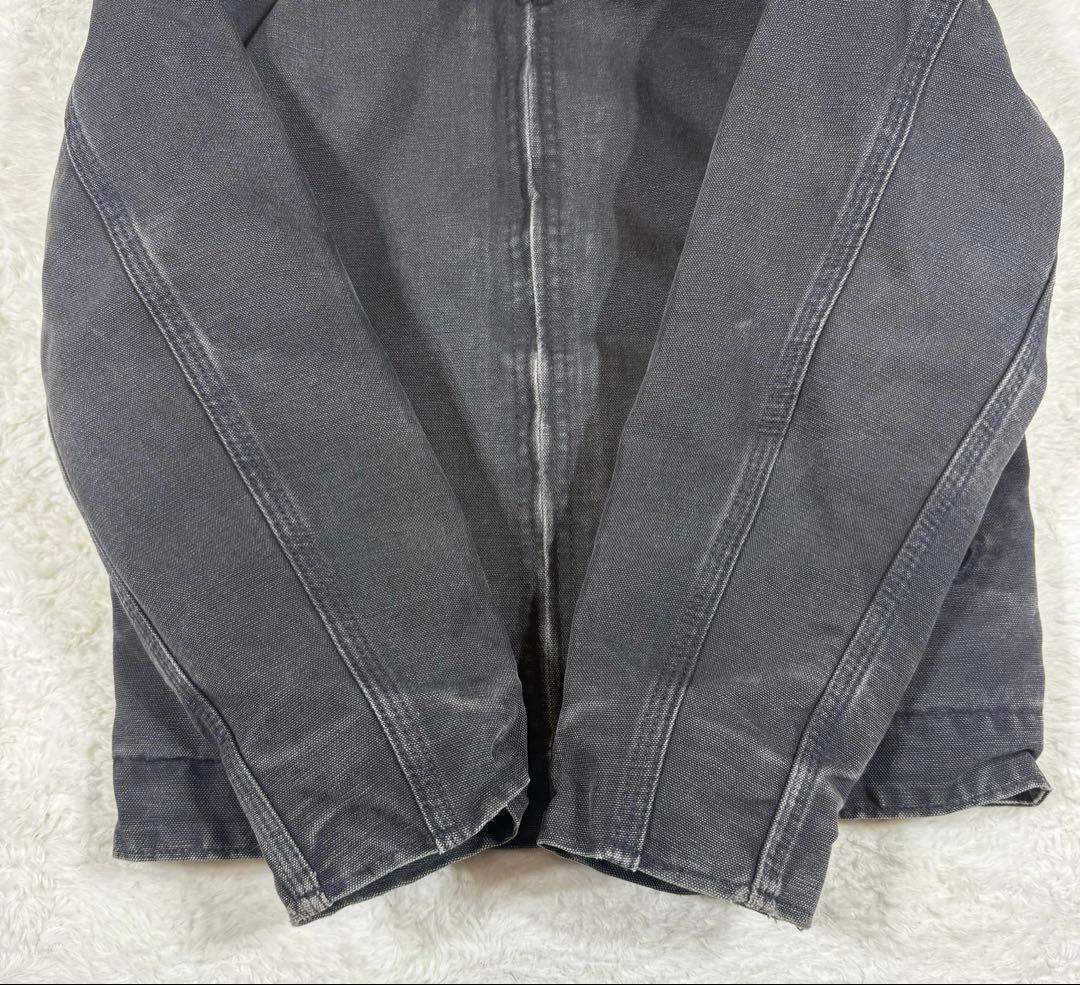 希少 kids carhartt デトロイトジャケット 黒