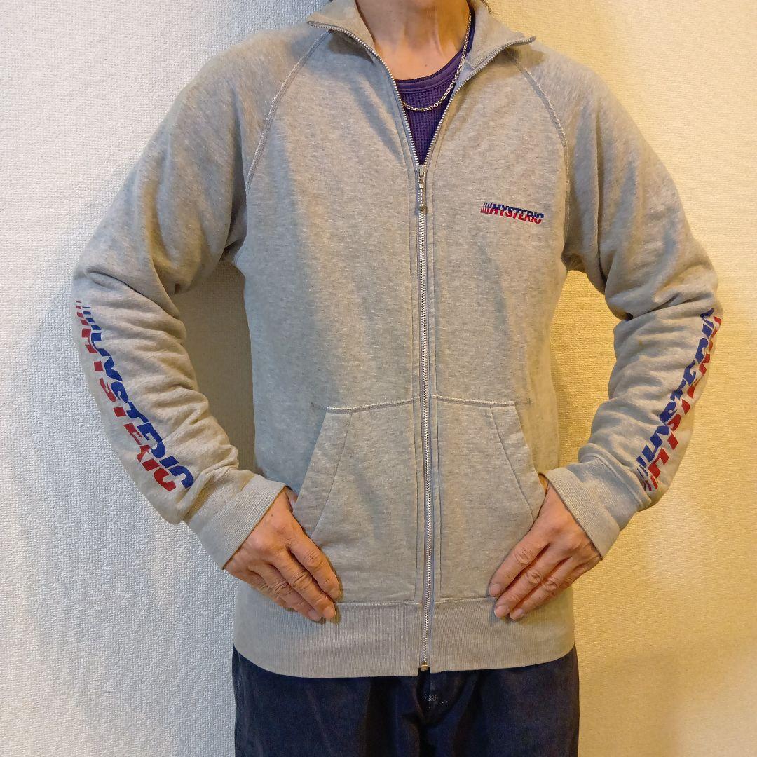 ★形が抜群！ヒステリック★HYSTERIC★グレー★ジップアップジャージ★