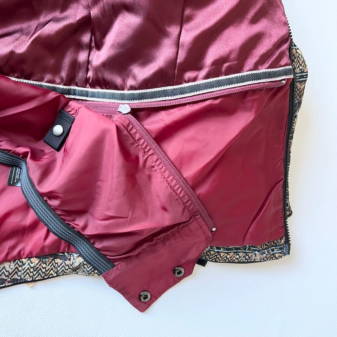 3227【新品】バートン　ジャケット タグ付き ノルディック柄　M ブラウン