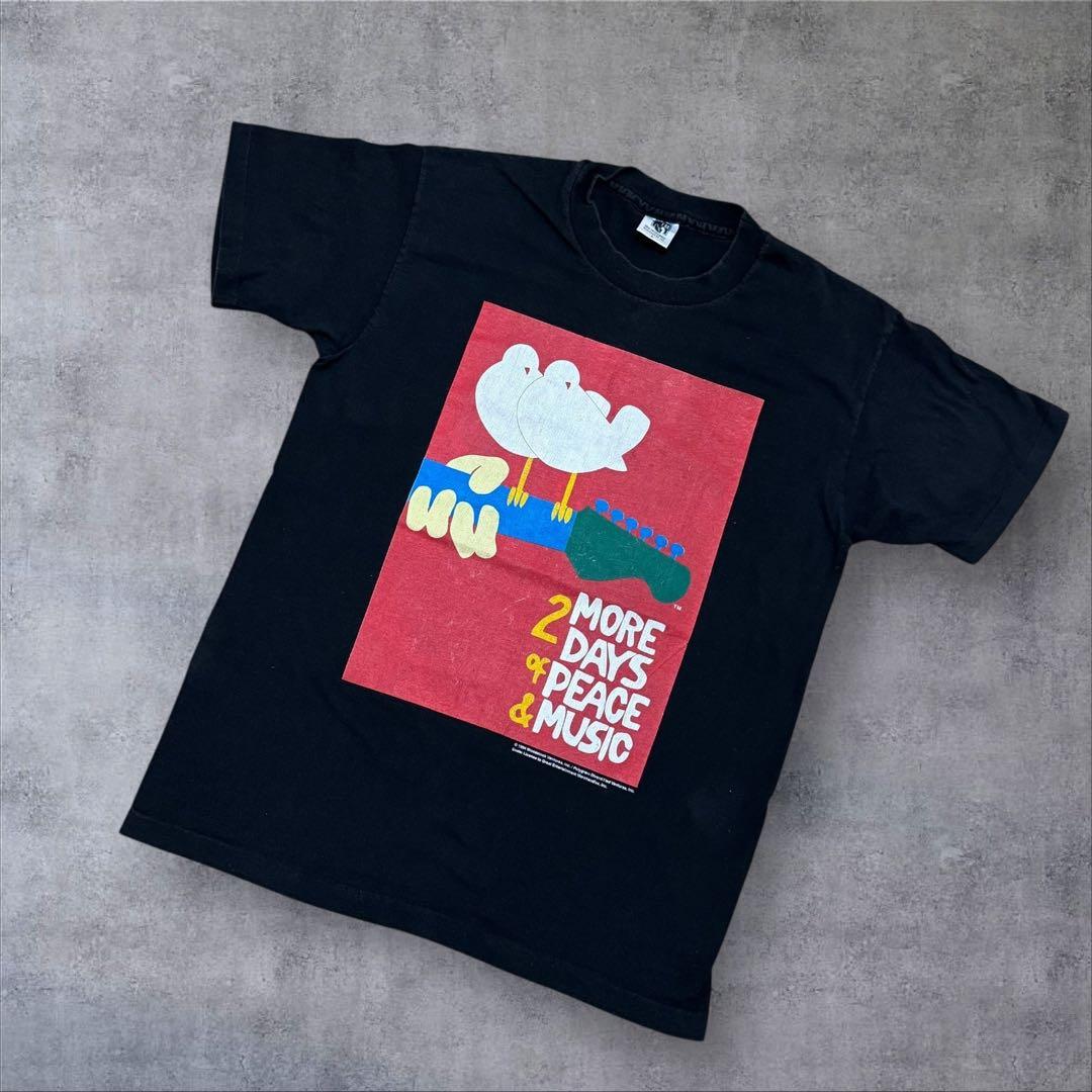90s WOODSTOCK USA製　木村拓哉　ヴィンテージ Tシャツ バンドT