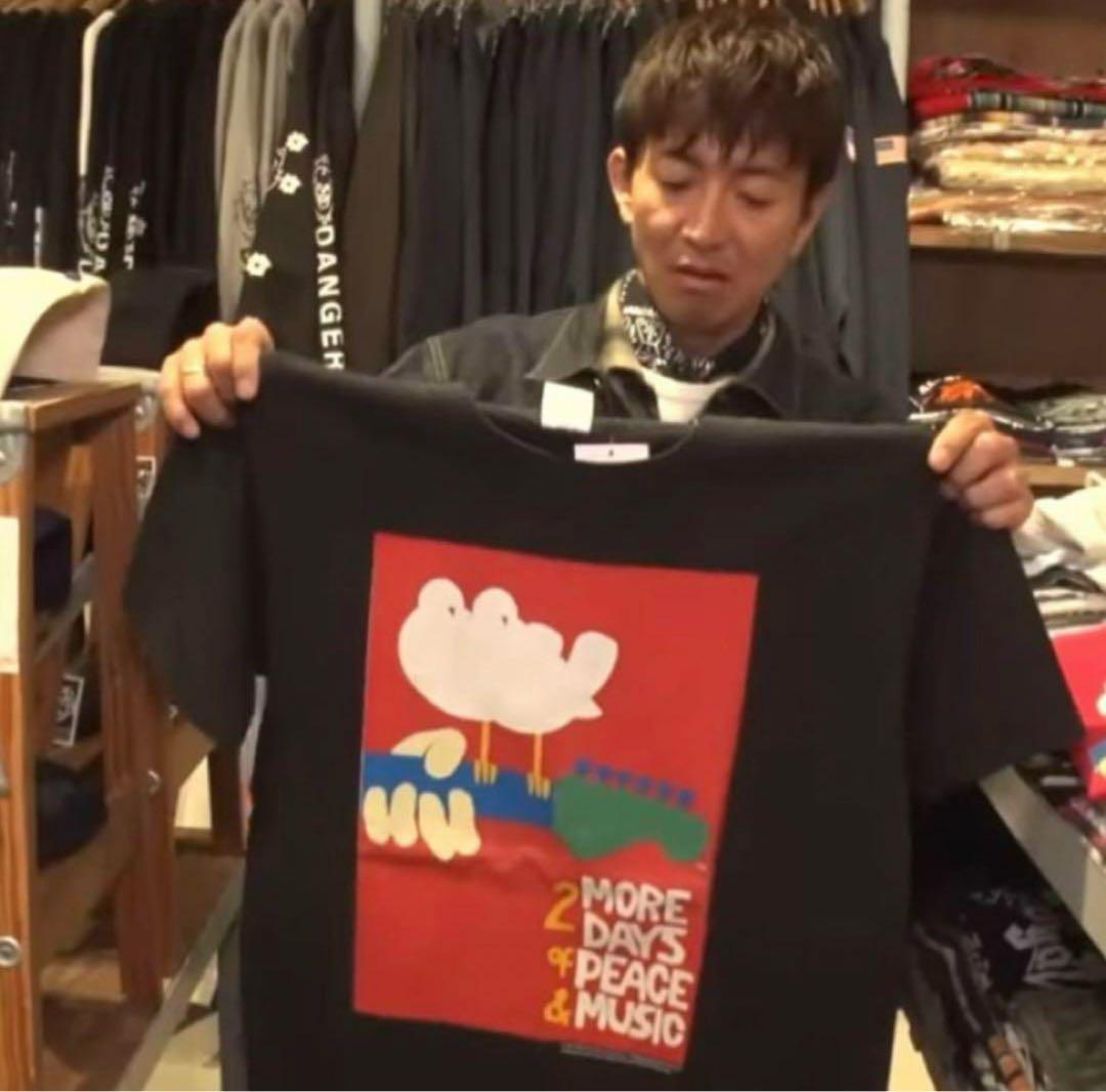 90s WOODSTOCK USA製　木村拓哉　ヴィンテージ Tシャツ バンドT