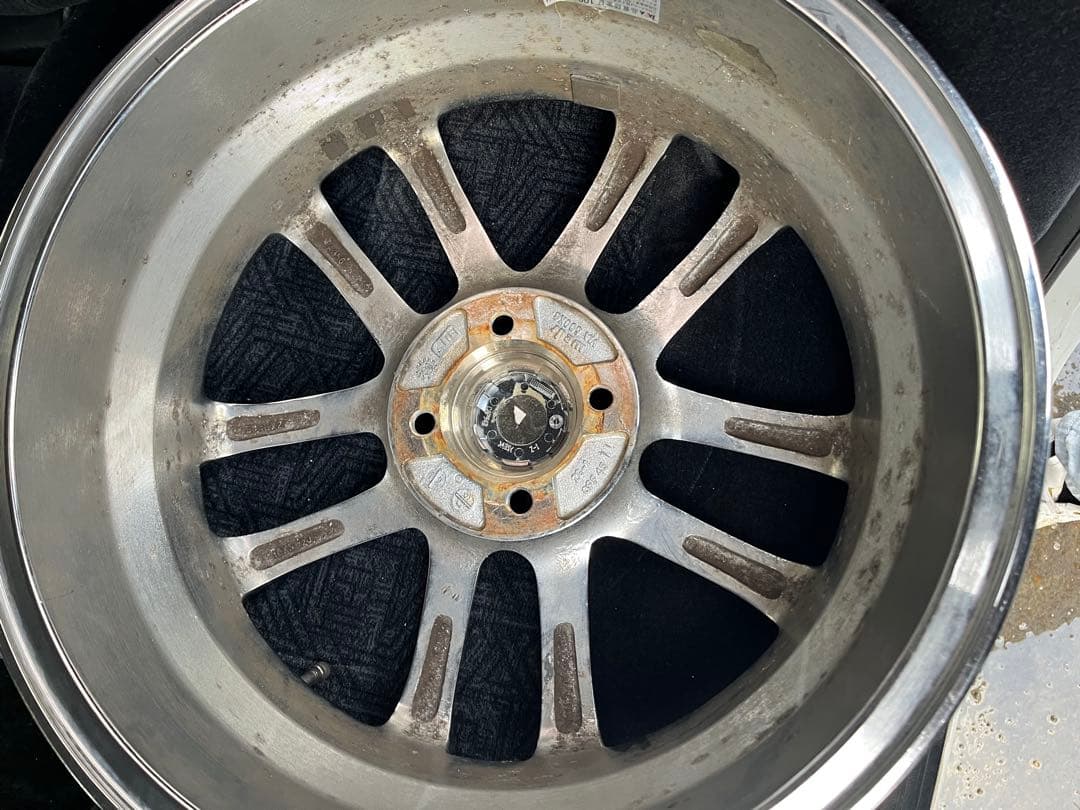 16インチ クローム仕上げ クレンツェ5スポークホイール　4個セット