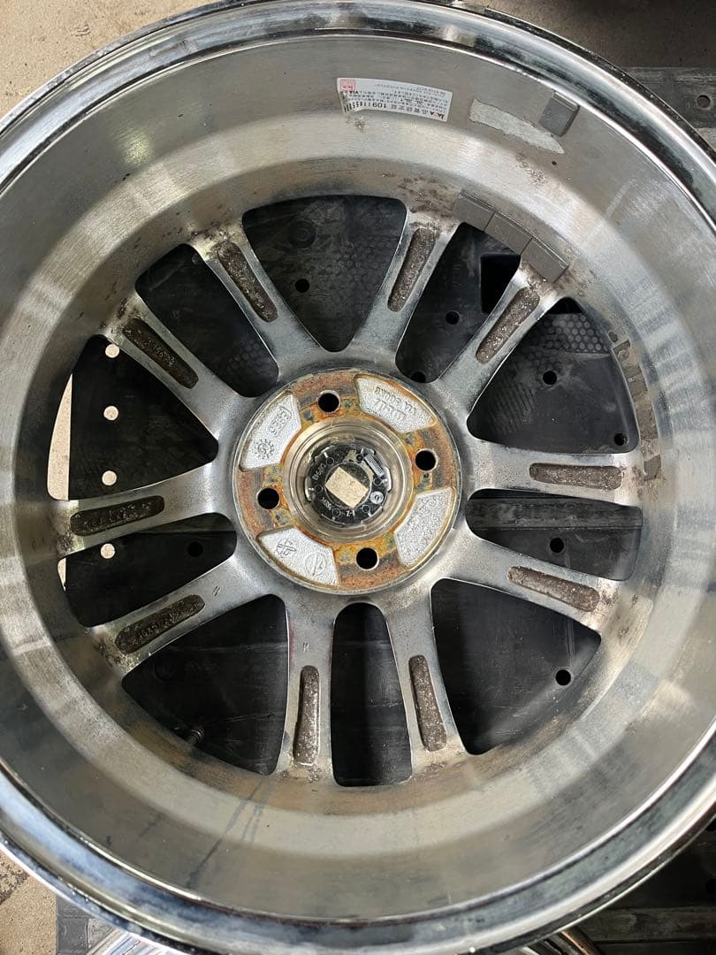 16インチ クローム仕上げ クレンツェ5スポークホイール　4個セット