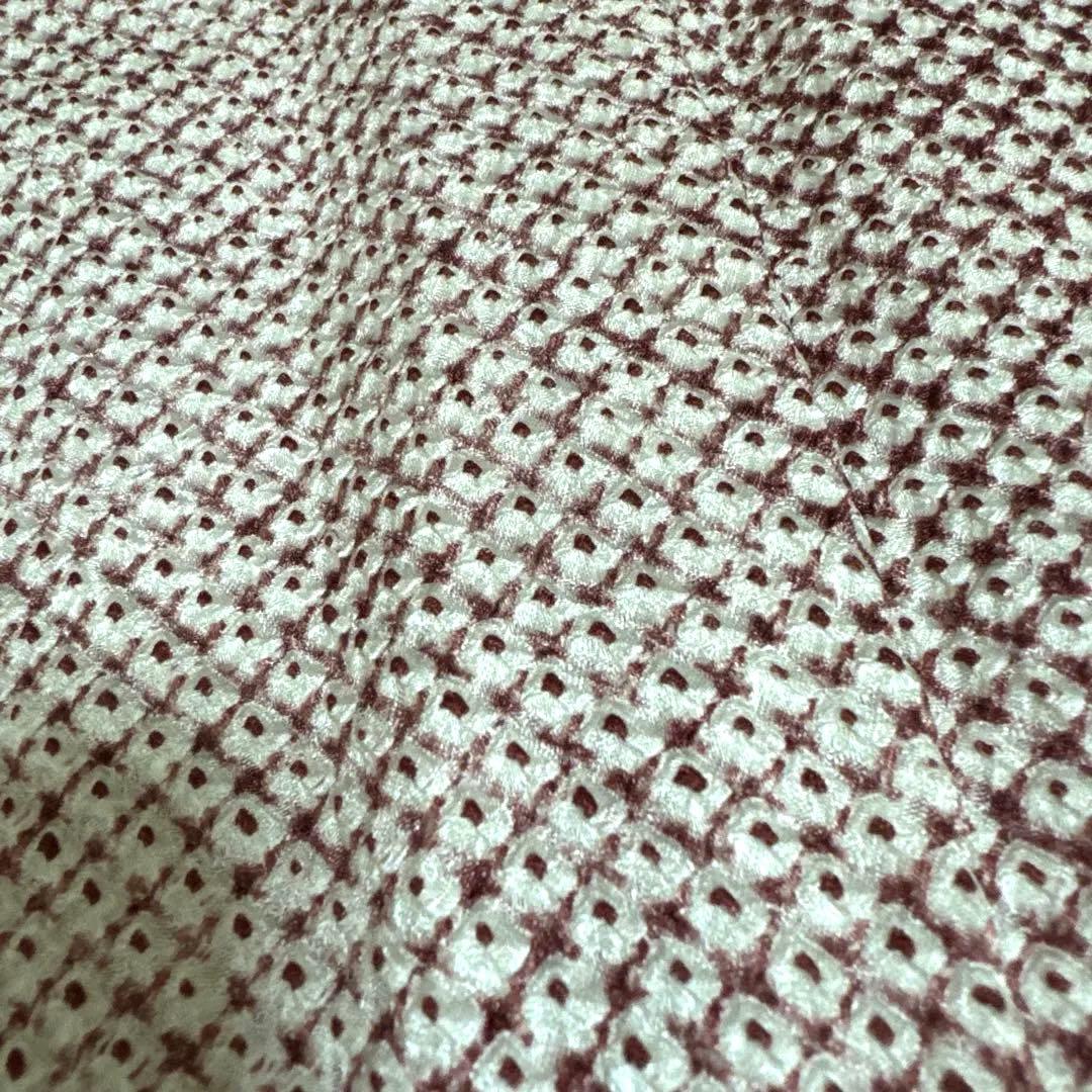 本疋田 訪問着 総絞り 袷 着物 上品 一つ目絞り 吉祥 匹田鹿の子 波 お祝い