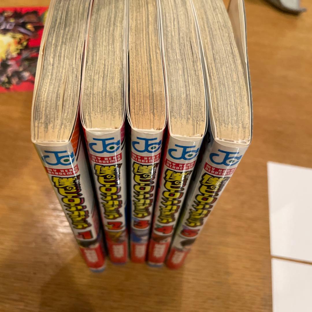初版　帯　希少特典付き　僕のヒーローアカデミア 1巻　2巻　 3巻　4巻　5巻