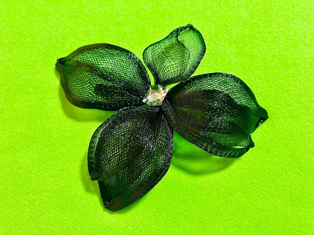 【美品】コレットマルーフcolette malouf フラワーバレッタ