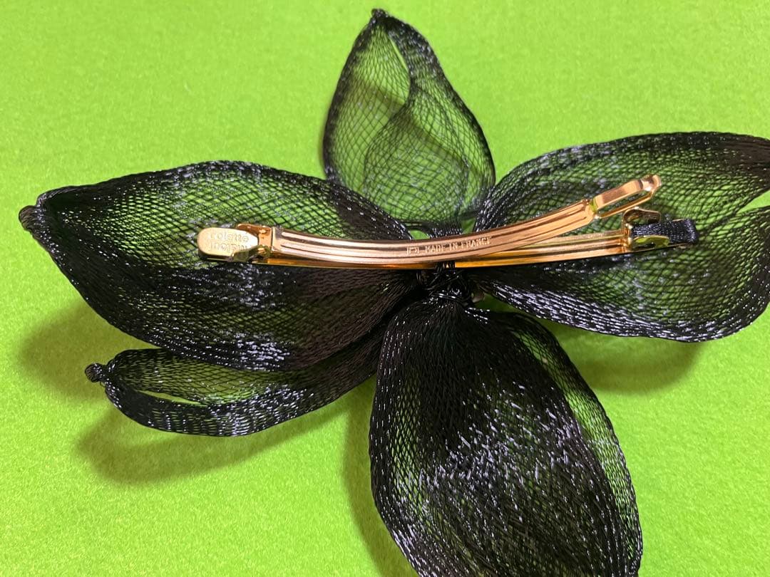 【美品】コレットマルーフcolette malouf フラワーバレッタ