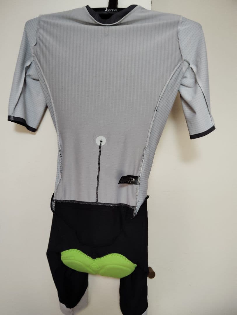 ◎フライス盤MORETHAN エアロレーサーワンピースグレー/ブラック