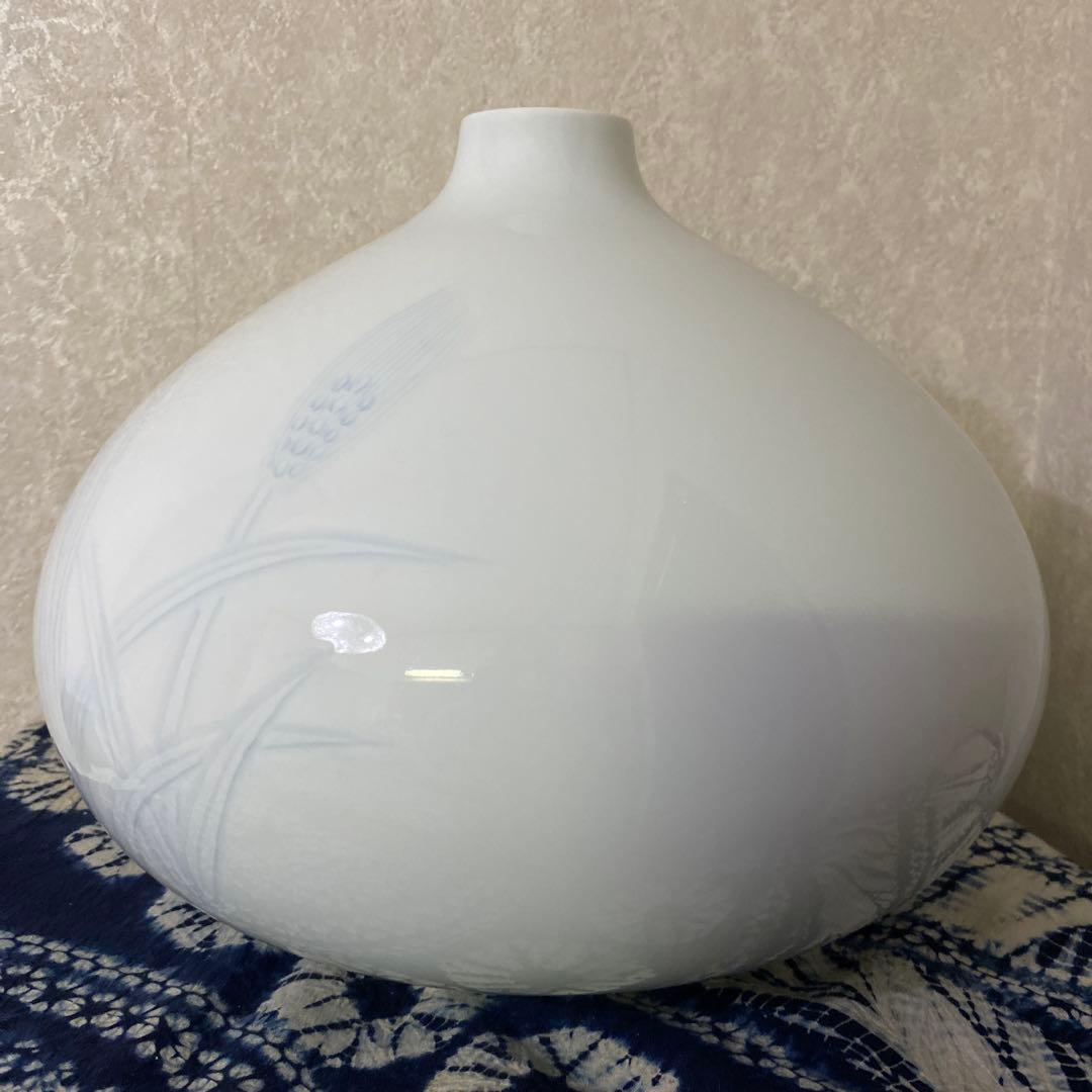 人間国宝　井上萬二　白磁壺