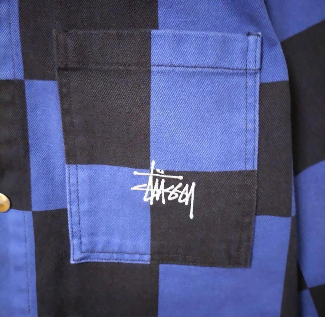 STUSSY ワークジャケット 最高デザイン バッファローチェック