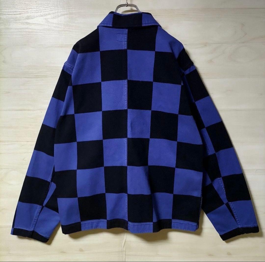 STUSSY ワークジャケット 最高デザイン バッファローチェック