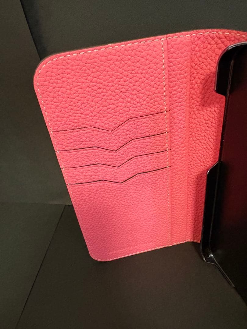 BONAVENTURA iPhone16Plusダイアリーケース アザレピンク