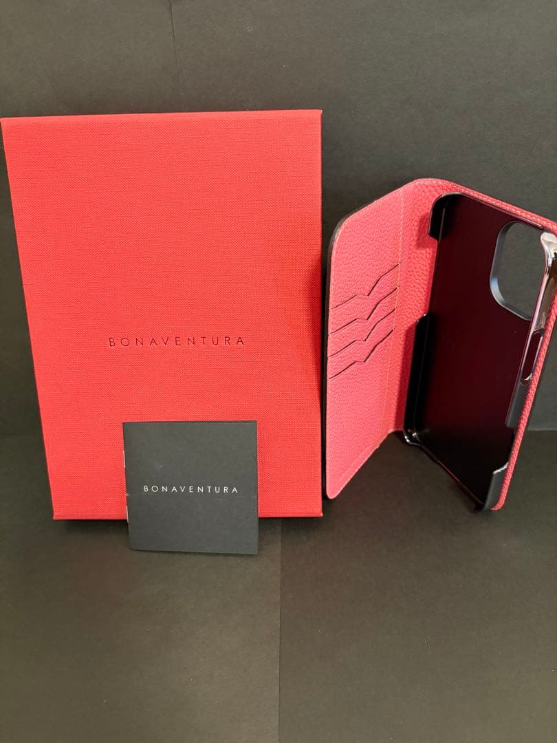 BONAVENTURA iPhone16Plusダイアリーケース アザレピンク