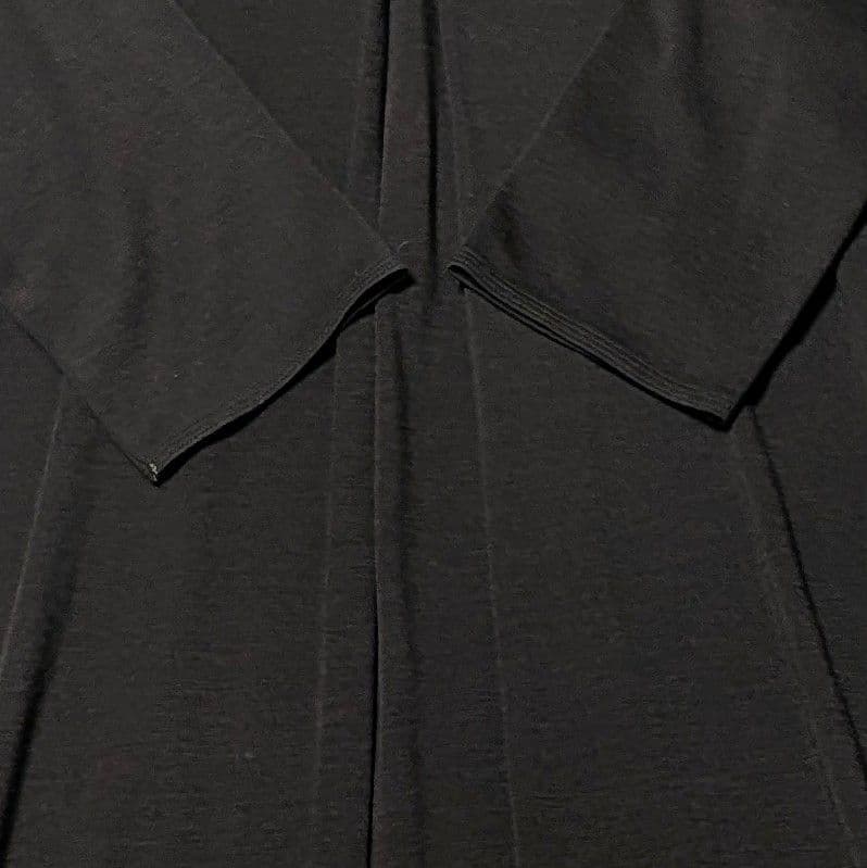 極美品◎ヨーガンレール マキシ丈ワンピース ゆったり Vネック M ブラウン 茶