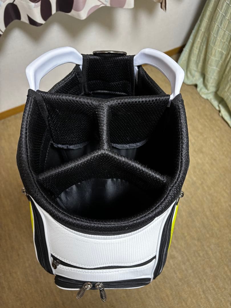 Srixon キャディバッグ ホワイト/イエロー