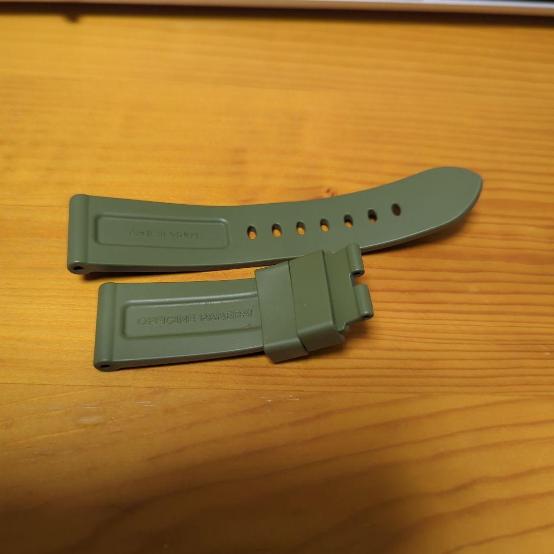 PANERAI OFFICINE ラバーベルト オリーブグリーン