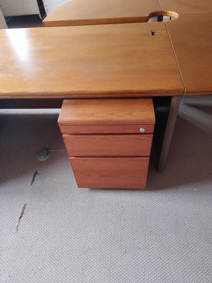 アンティーク調　木製オフィステーブル