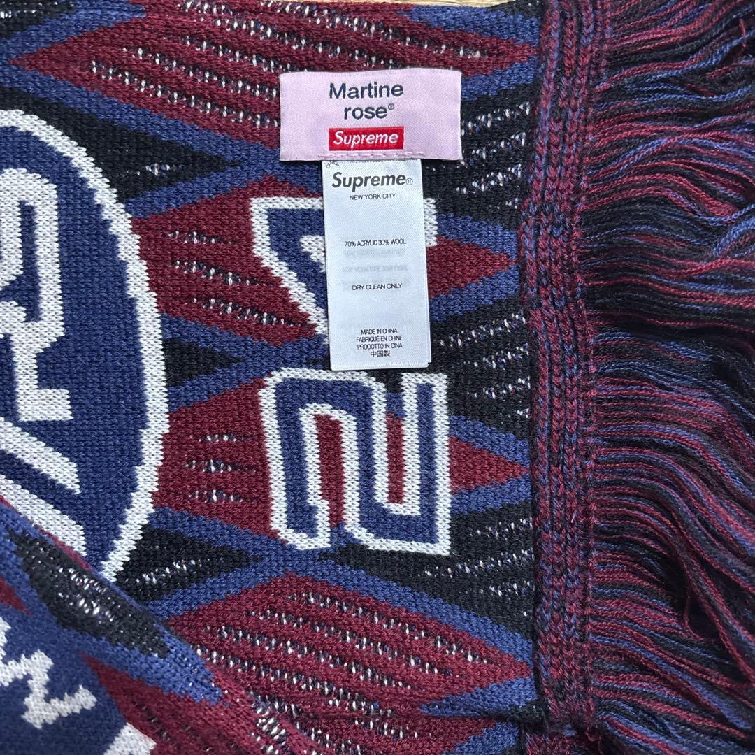 Supreme Martine Rose マフラー ネイビー