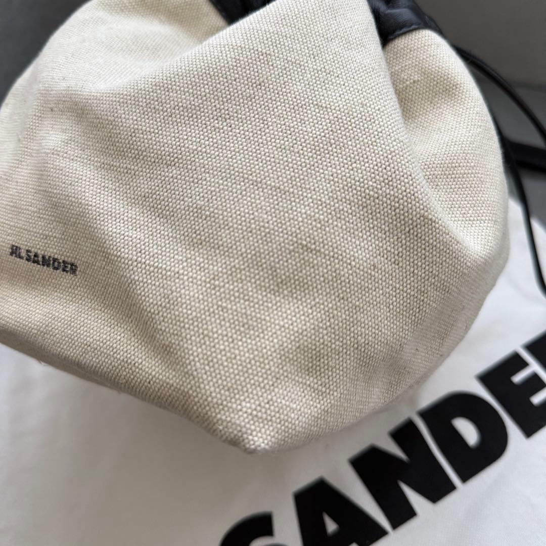 ジルサンダー ドローストリング ハンドバッグ ダンプリング 巾着 リバーシブル