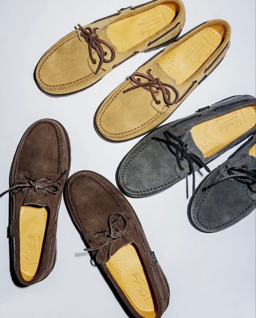 【別注】＜Paraboot＞ MALO/スエード デッキシューズ