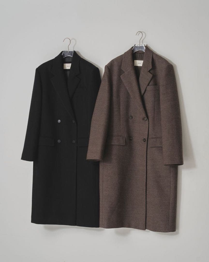完売品 Wool 100% Chester Coat 36 ダークブラウン