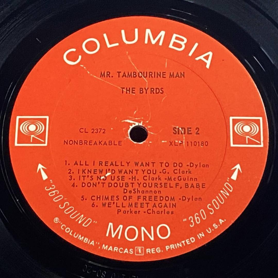 ★希少MONO【USオリジナル／2Eyeラベル／マト2:2】ザ・バーズ