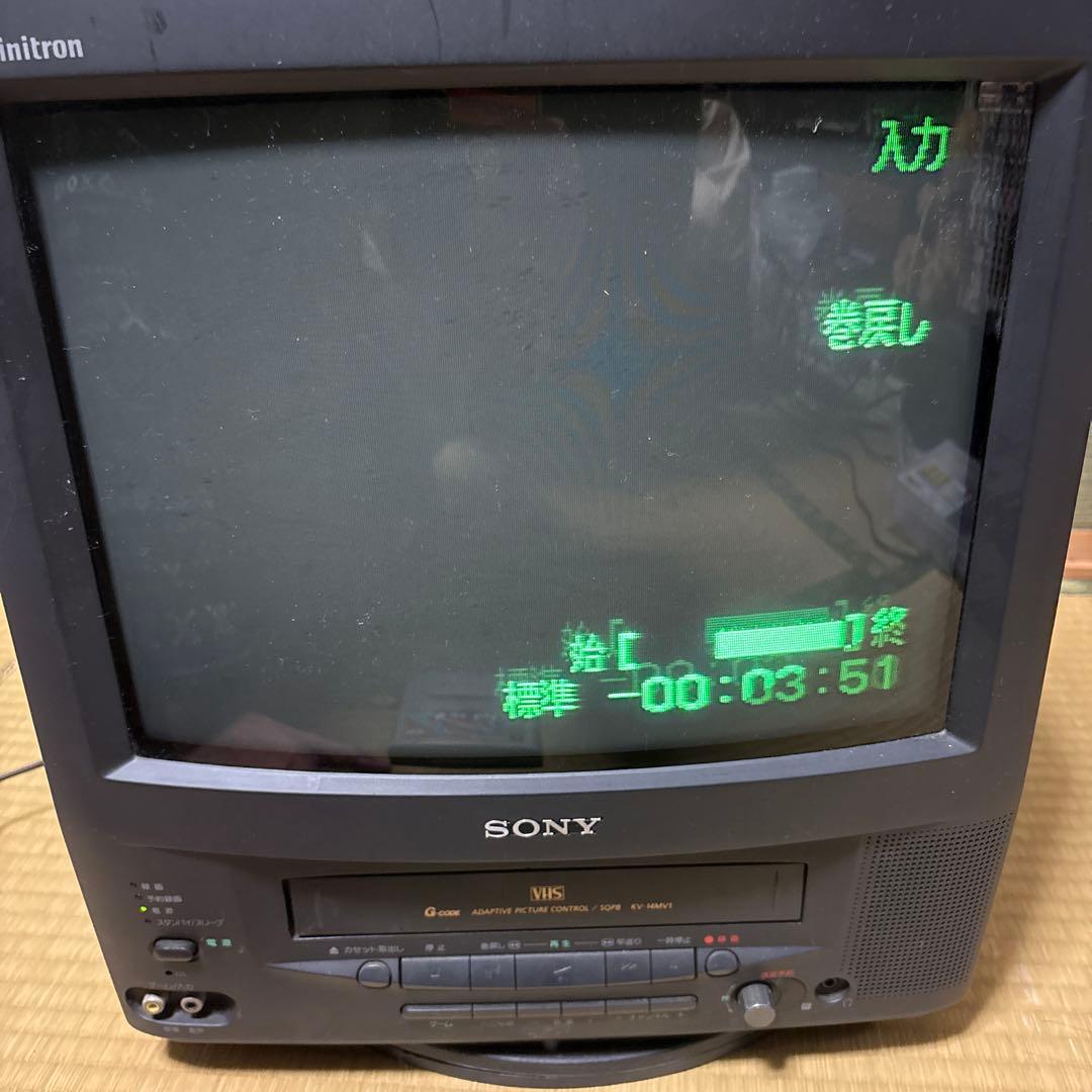 Sony Trinitron KV-14MV1 14インチテレビ　テレビデオ