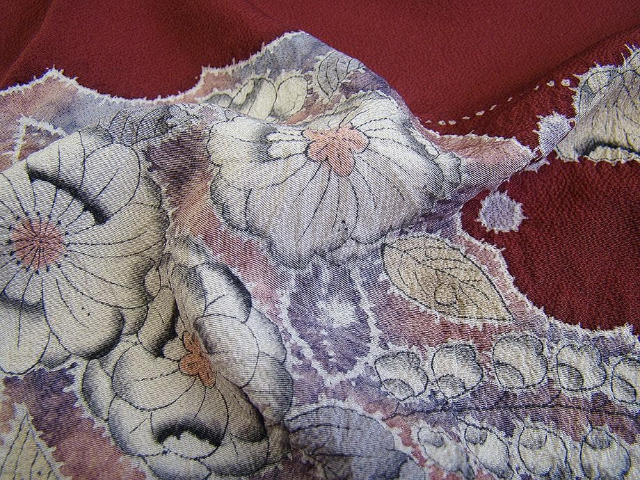 人気の辻が花 訪問着＆袋帯・帯〆・帯揚げセット（正絹）仕立上り＜HH2226＞