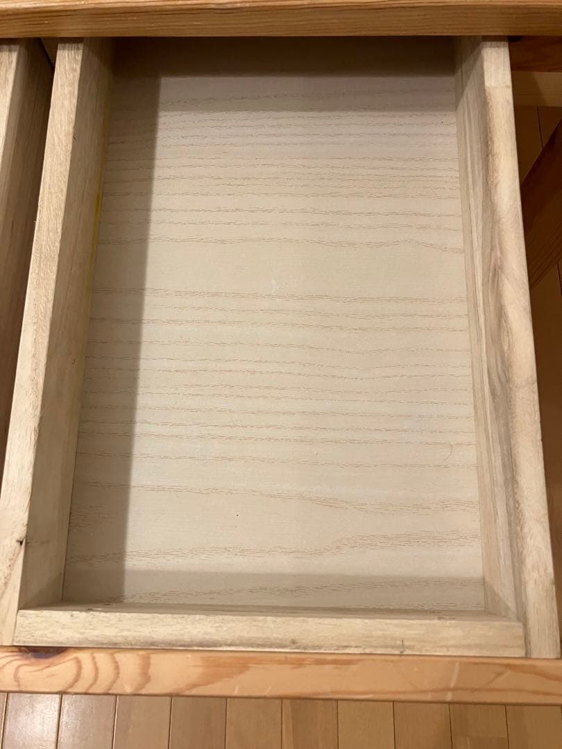 無印良品 学習机 パイン材 木製デスク 廃盤品