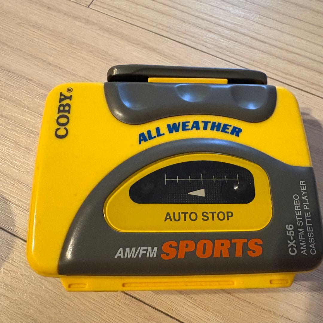 【希少レア】COBY CX-56 カセットプレーヤー AM/FMラジオチューナー