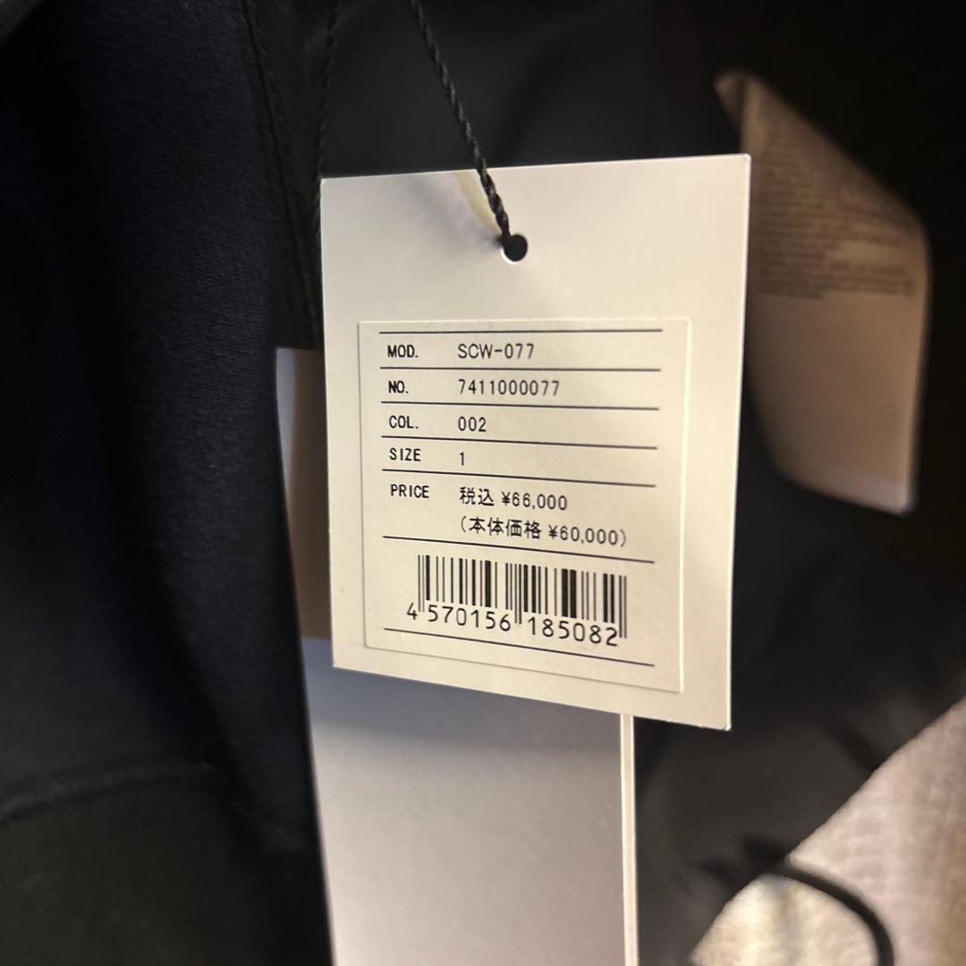 新品タグ付き　SACAI サカイ　コンビネーション　スポンジスウェットフーディ