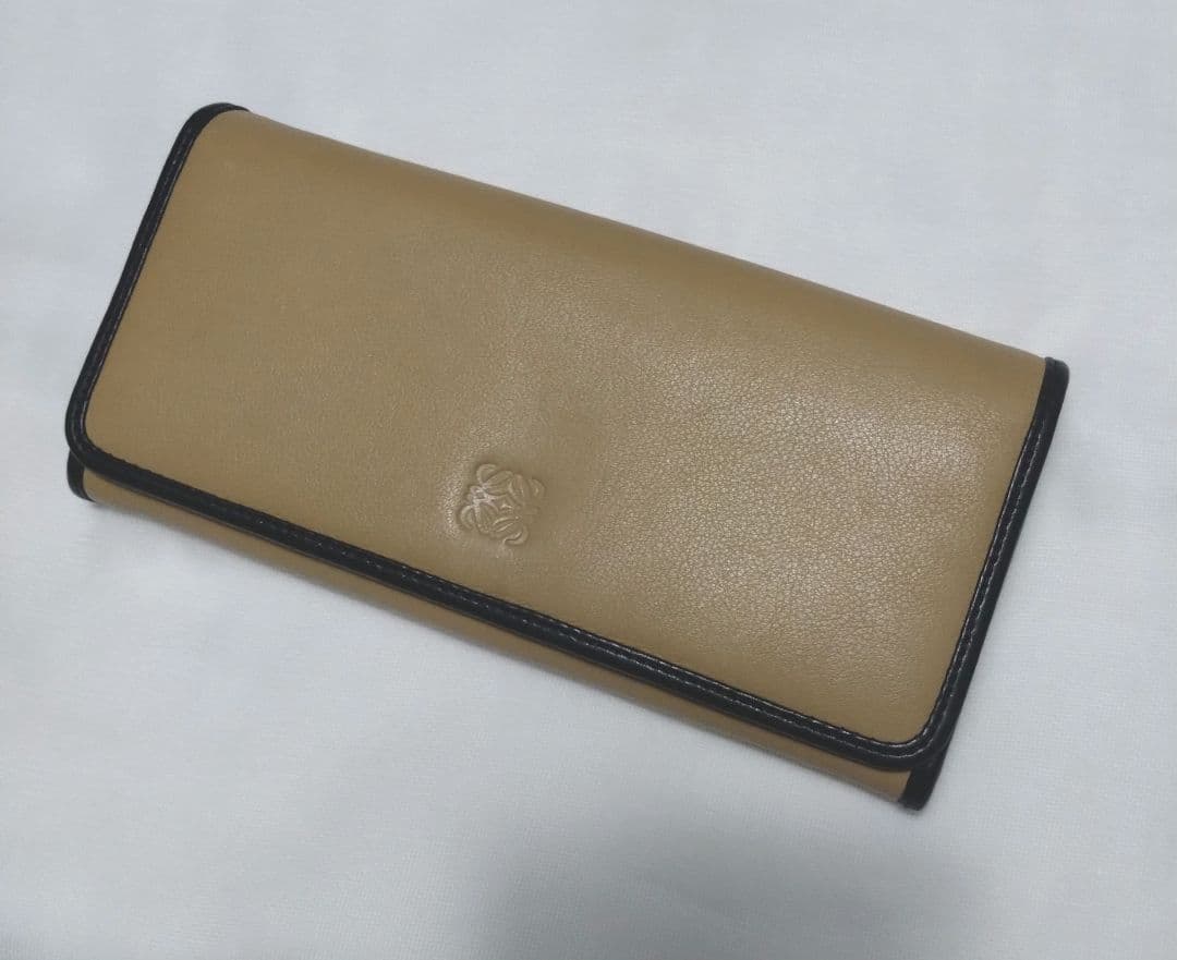 ロエベ LOEWE 長財布 ベージュ