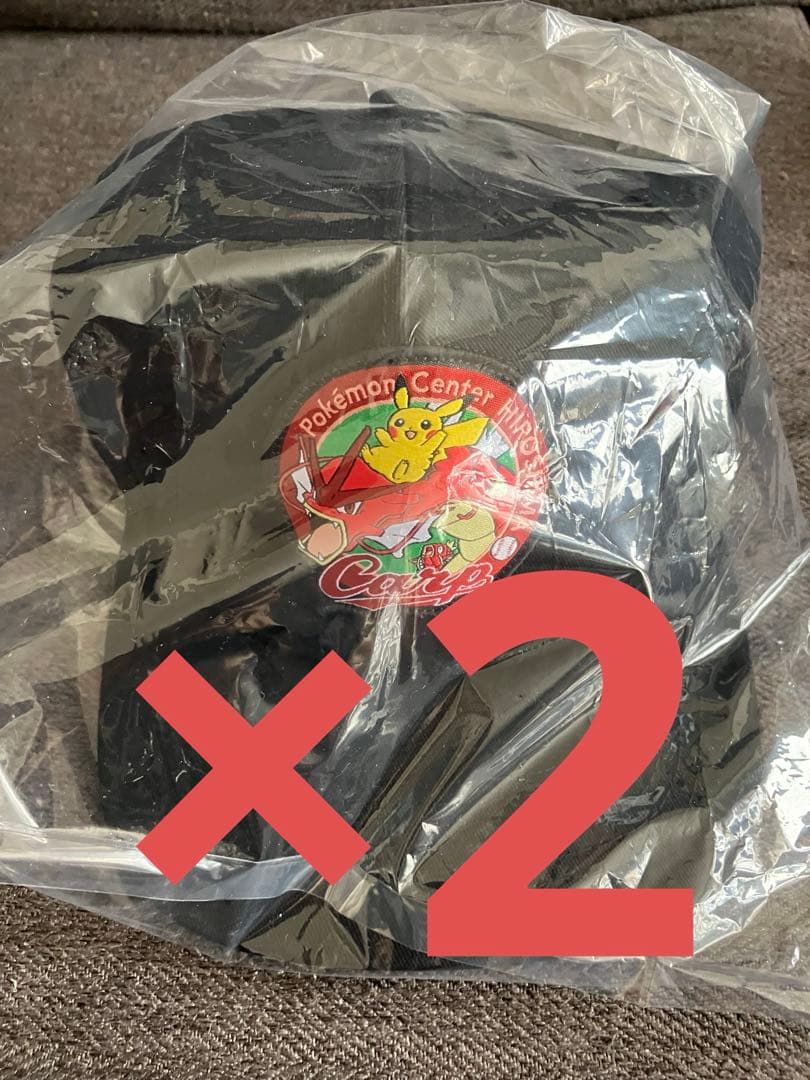 新品未使用ポケモンセンターヒロシマ　カープ×ポケモンセンターヒロシマ キャップ