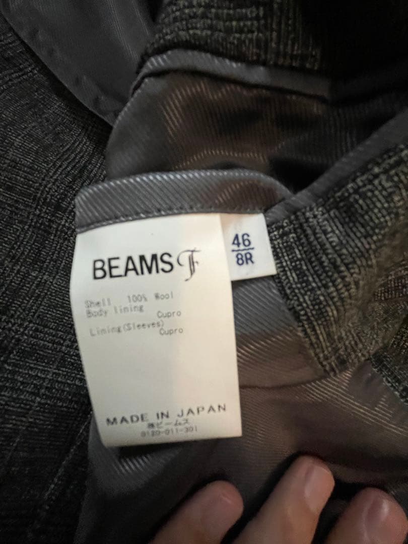 BEAMS Fビームスエフ46グレンチェックスーツセットアップ