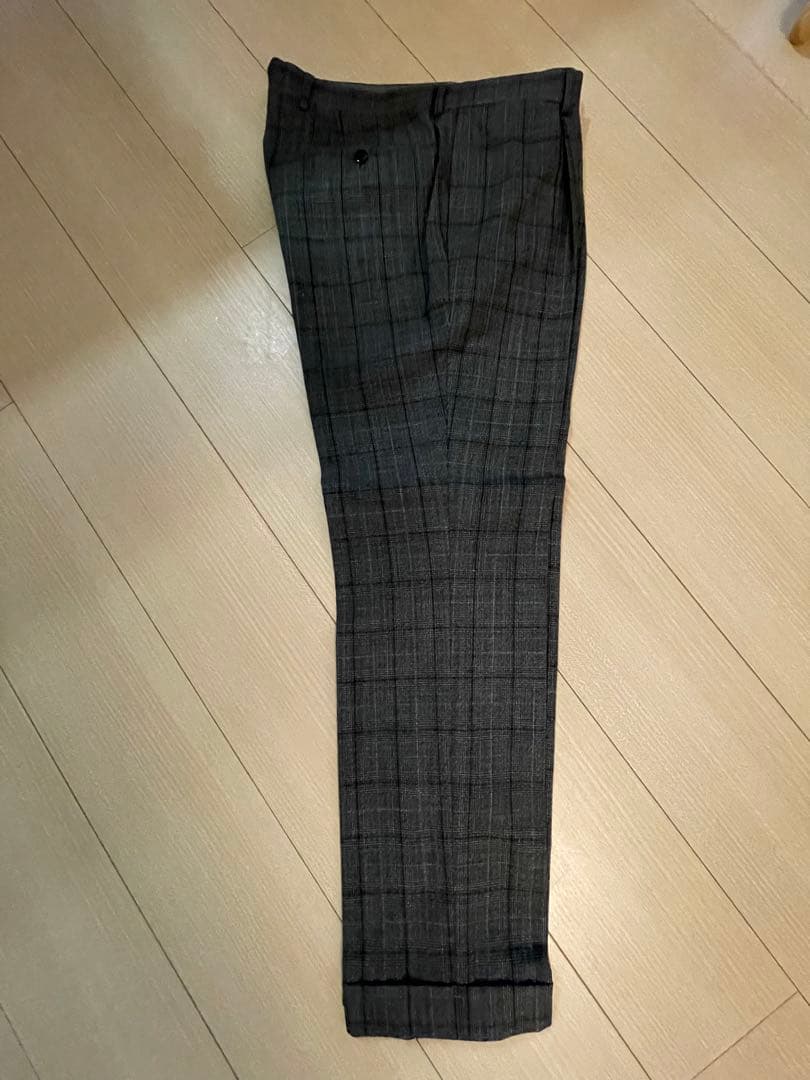 BEAMS Fビームスエフ46グレンチェックスーツセットアップ