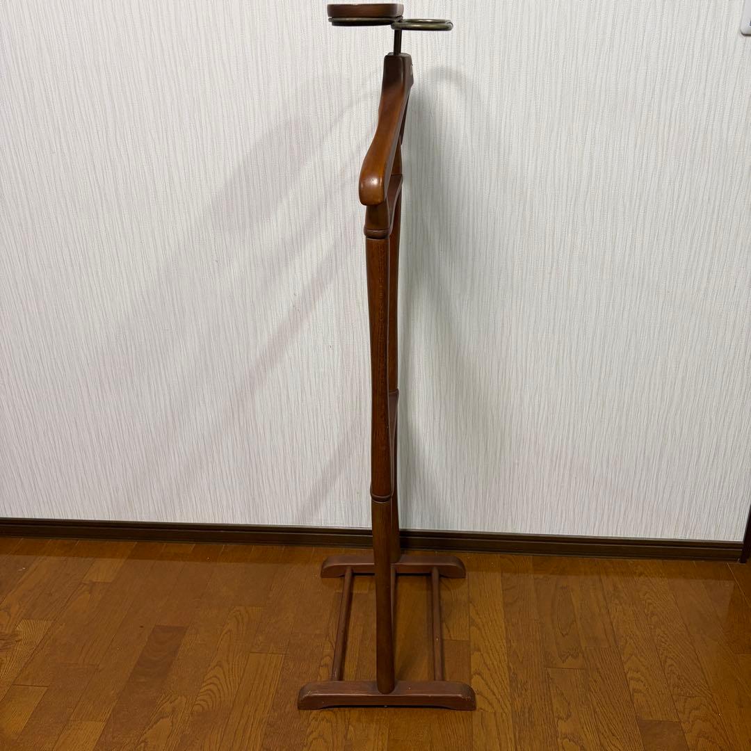 【希少】Najico ナジコ　アンティーク スーツハンガー 木製　洋服掛け