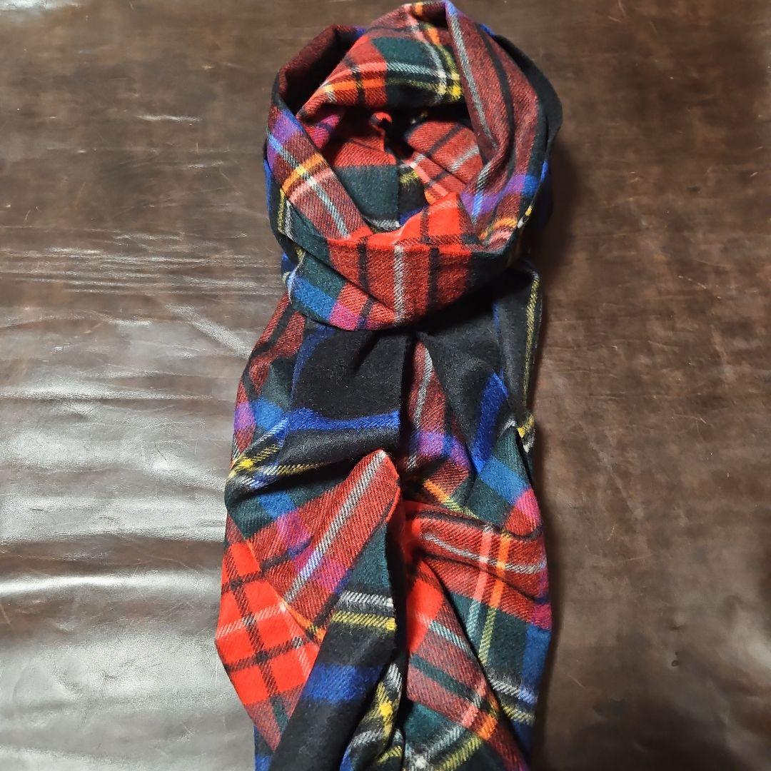 Johnstons　中判カシミヤマフラー