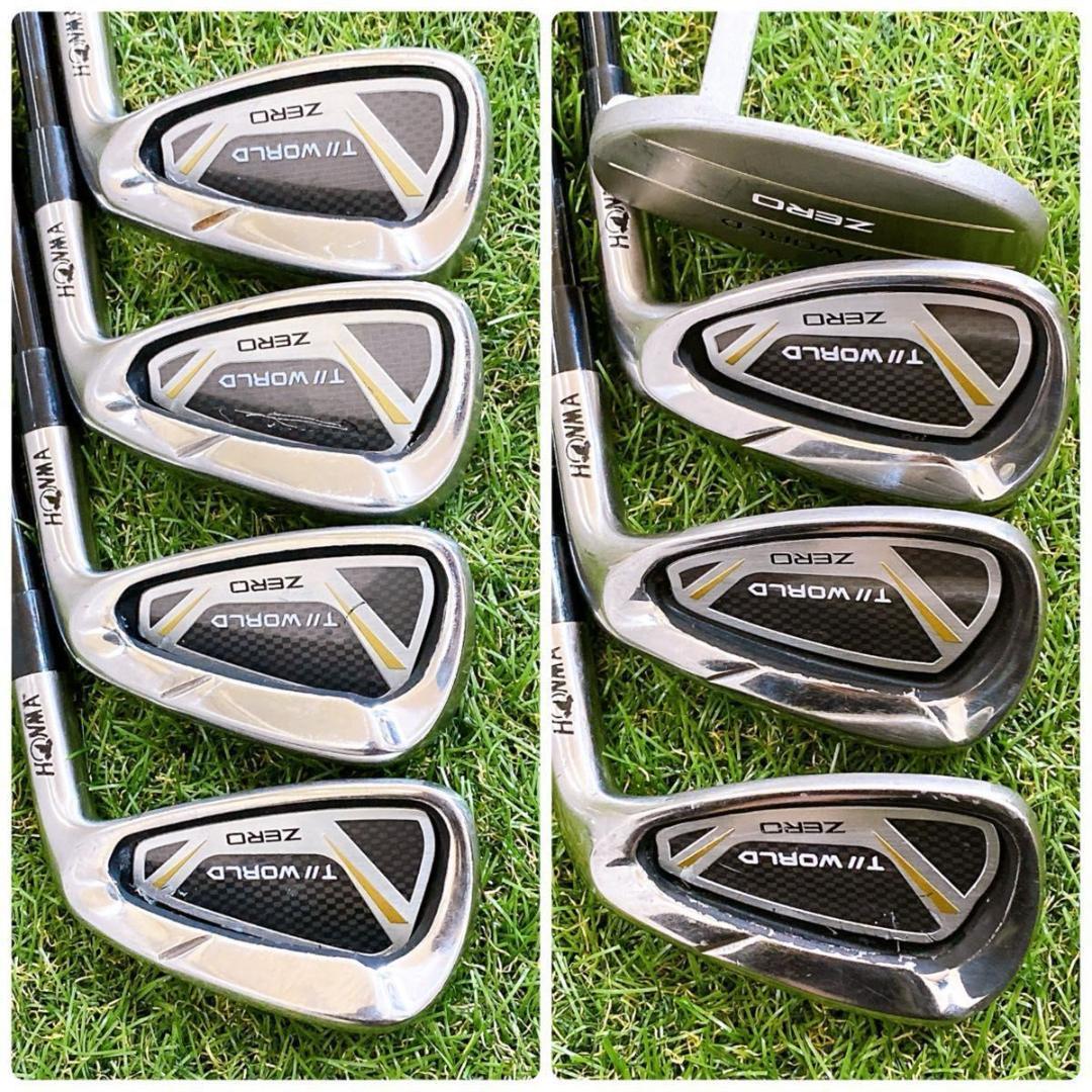 良品 ホンマ ツアーワールドゼロ メンズゴルフセット 初心者 13本 高級セット