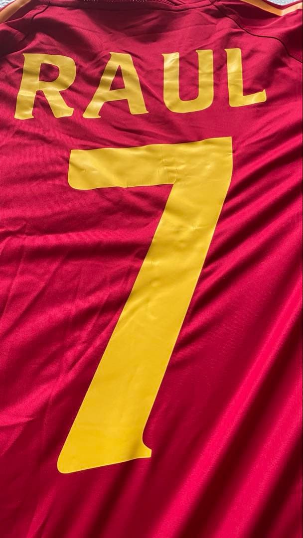 【デッドストック・希少】2004年ユーロスペイン代表ホームユニフォームラウル7L